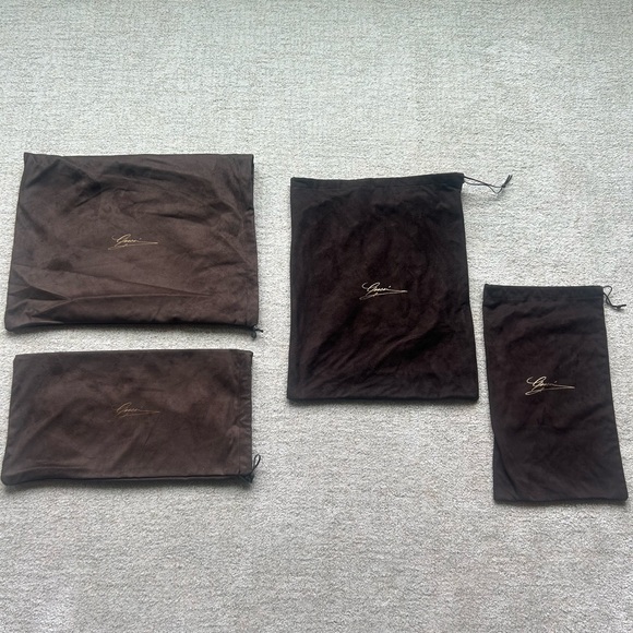 Gucci Other - 4 Rare Authentic Gucci Signature Dust Bags(sizes in pictures)